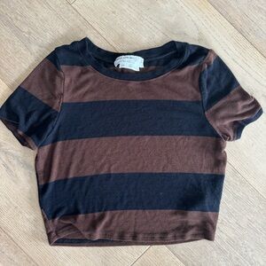 Urban Renewal Remnants Wide Stripe Baby Tee
